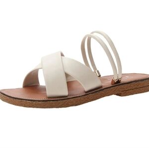 Vintage look 3 way wear Sandals‎ cream/off white 6.5/37
